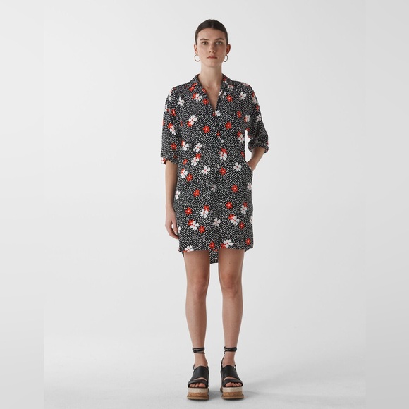Whistles Confetti Floral Lola Dress XS - Picture 1 of 15